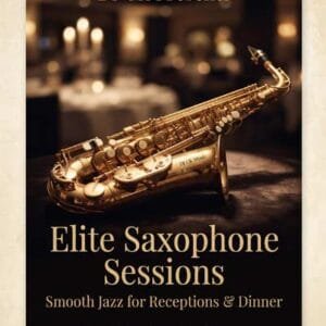 DJ CK Elite Saxophone Sessions Album Cover - Professional Smooth Jazz for Wedding Receptions and Dinner